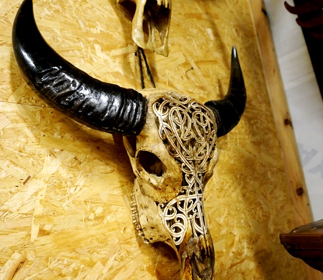 バッファロースカル/水牛の骨飾り バッファロースカル/水牛の骨飾り