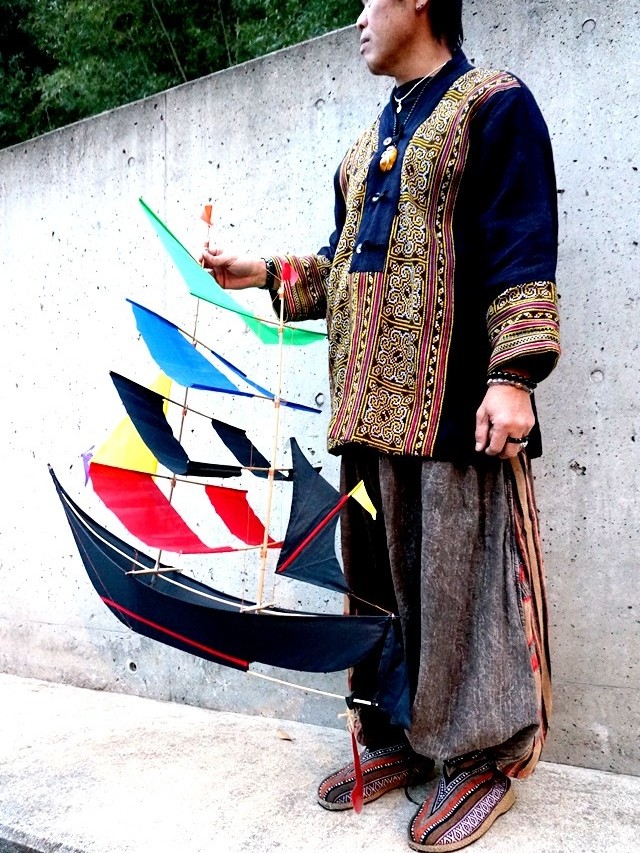 バリ 凧 帆船 バリ 凧 帆船