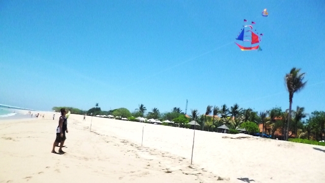バリ島 凧揚げ バリ島 凧揚げ