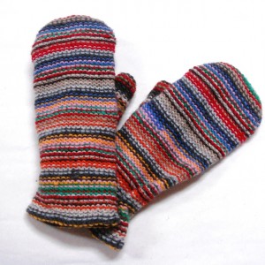 手編みミトン